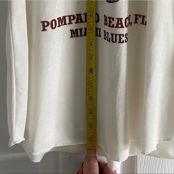 Pompano Beach Ladies Cream Beach Tank Top - Picture 9 of 9